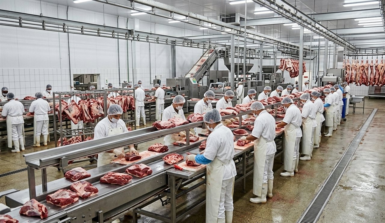 Planta industrial do Frigorífico Nova Prata